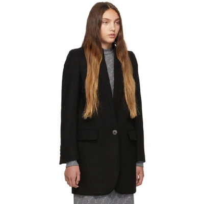 Shop Stella Mccartney Black Bryce Coat In 1000 Black