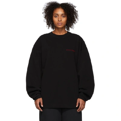 Shop Alexander Wang Black 'chynatown' Sweatshirt