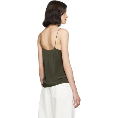 Shop The Row Khaki Prima Tank Top In Dfg Dark Fo