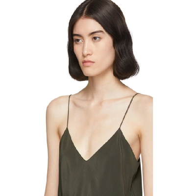 Shop The Row Khaki Prima Tank Top In Dfg Dark Fo