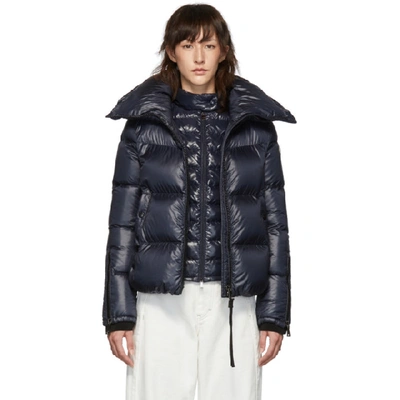 Shop Moncler Navy Down Bandama Jacket In 778 Navy