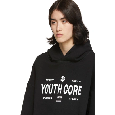 Shop Misbhv Black Youth Core Hoodie