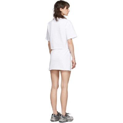 Shop Vetements White 'happy Birthday' T-shirt Dress Set