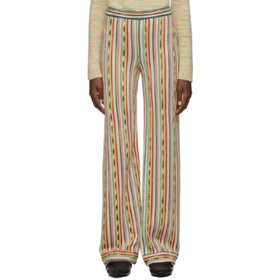 Shop Missoni Multicolor Knit Pull-on Lounge Pants In Sm0cc Multi