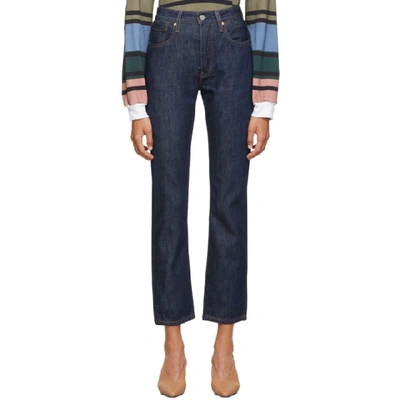 Shop Levi's Levis Blue 501 Jeans In Across A Pl