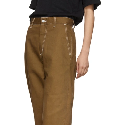 Shop Carhartt Work In Progress Brown Armanda Pants