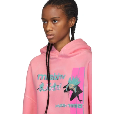 Misbhv Pink Tie-dye Anime Hoodie In Pink Tyedye | ModeSens