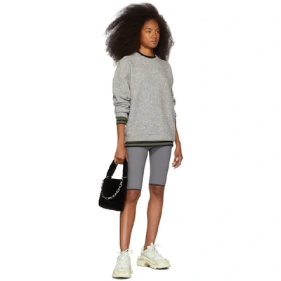 Shop Alexander Wang T Alexanderwang.t Grey Teepee Sweater In 030 Heathgr