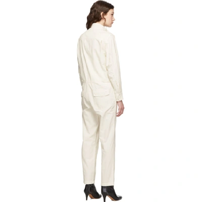 Shop Rag & Bone Rag And Bone Off-white Morris Jumpsuit In 110 Ivry