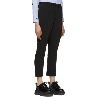 Shop Kenzo Black Tailored Trousers In 99 - Black