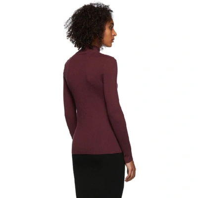 Shop Won Hundred Burgundy Aleena Turtleneck In Windsorwine