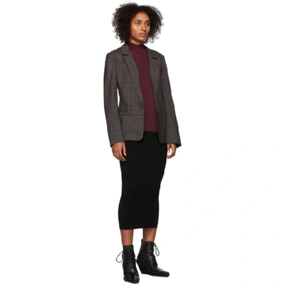 Shop Won Hundred Burgundy Aleena Turtleneck In Windsorwine