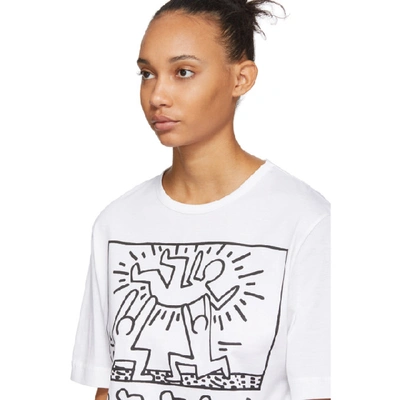 Shop Etudes Studio White Keith Haring Edition Unity T-shirt