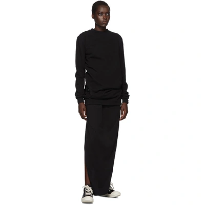 Shop Rick Owens Drkshdw Black Dirt Skirt In 09 Black