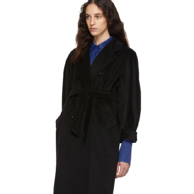 Shop Max Mara Black Madame Coat In 003 Black