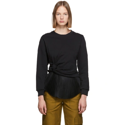 Shop 3.1 Phillip Lim / フィリップ リム 3.1 Phillip Lim Black Twist Sweater In Bf004 Black