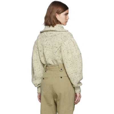 Shop Isabel Marant Off-white Kuma Sweater In Ecbw Ecrubr