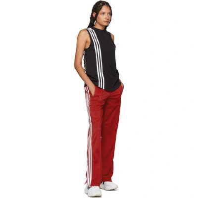 Shop Adidas Originals Black 3-stripe Muscle Tank Top In Black/white