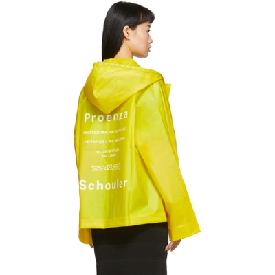 PROENZA SCHOULER 黄色 CARE LABEL 雨衣夹克