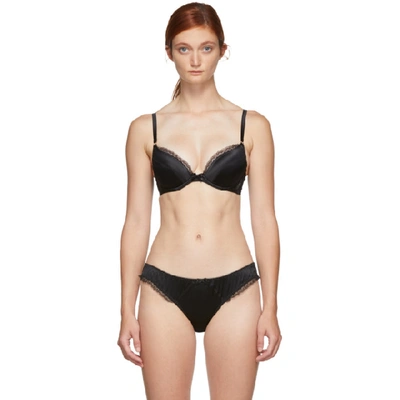 Shop Agent Provocateur Black Felinda Bra In Black/black