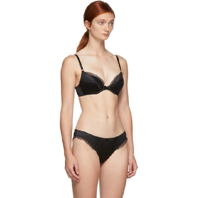 Shop Agent Provocateur Black Felinda Bra In Black/black