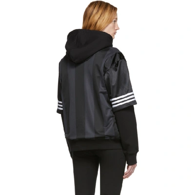 Shop Adidas Originals By Alexander Wang Black Wangbody Hoodie