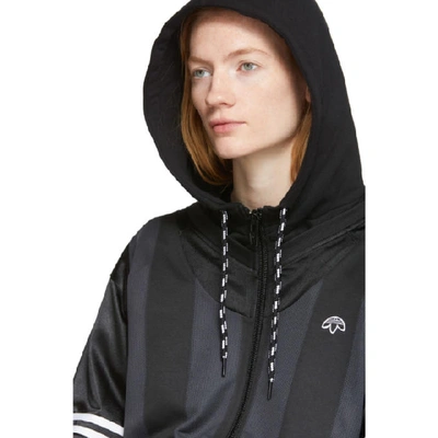 Shop Adidas Originals By Alexander Wang Black Wangbody Hoodie