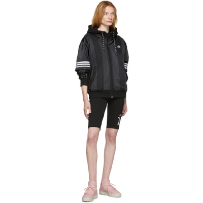 Shop Adidas Originals By Alexander Wang Black Wangbody Hoodie