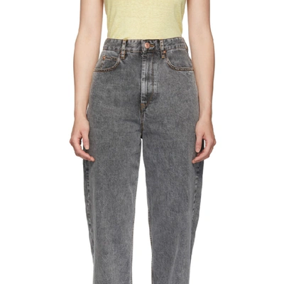 Shop Isabel Marant Étoile Isabel Marant Etoile Grey Corsyj Jeans In 02gy Grey