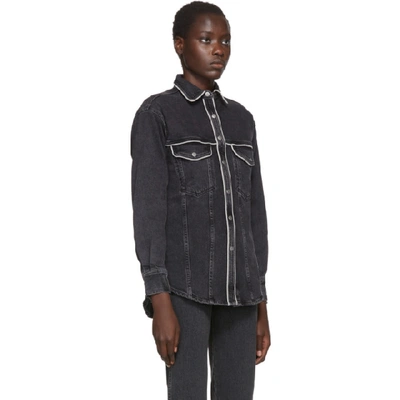 Shop Simon Miller Black Pipo Shirt