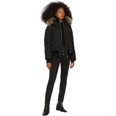 Shop Mackage Black Down Romane Jacket