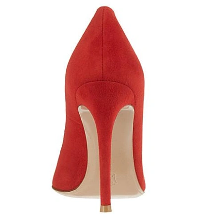 Shop Gianvito Rossi Bari Court Shoes In Red