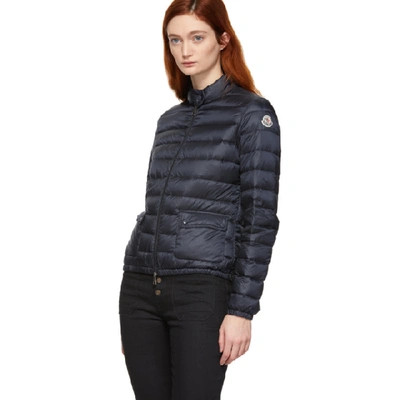 Shop Moncler Navy Down Lans Jacket In 778 Navy