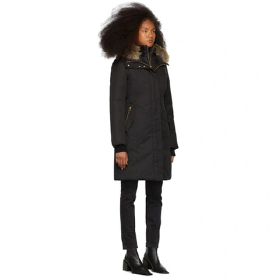 Shop Mackage Black Down Harlowe Coat