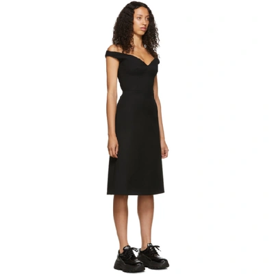 Shop Prada Black V-neck Dress