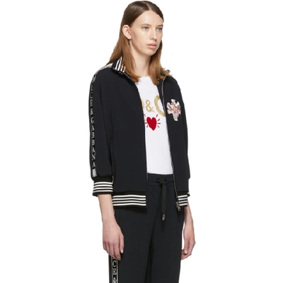 Shop Dolce & Gabbana Black Lilium Sweater