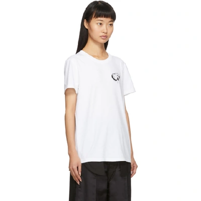 Shop Off-white White Marker Casual T-shirt In White/black