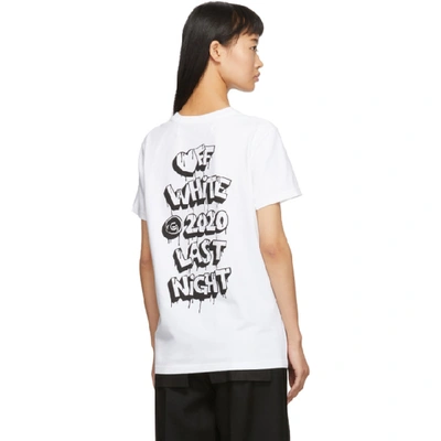 Shop Off-white White Marker Casual T-shirt In White/black