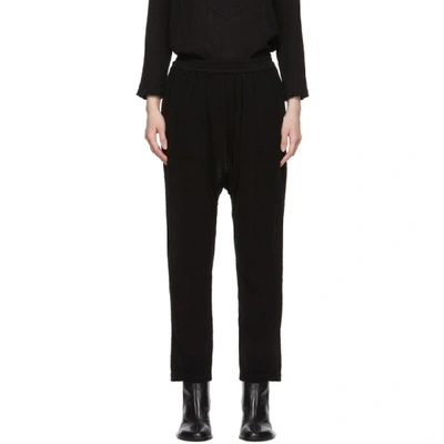 Shop Raquel Allegra Black Sunday Lounge Pants