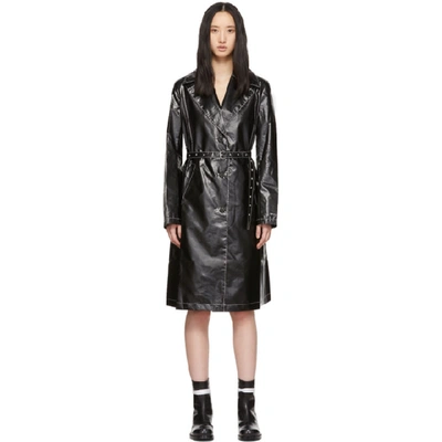 Shop Alyx 1017  9sm Black Williams Trench Coat In 001 Black