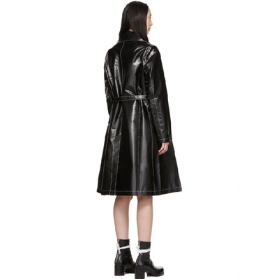 Shop Alyx 1017  9sm Black Williams Trench Coat In 001 Black