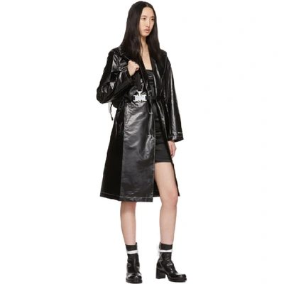 Shop Alyx 1017  9sm Black Williams Trench Coat In 001 Black