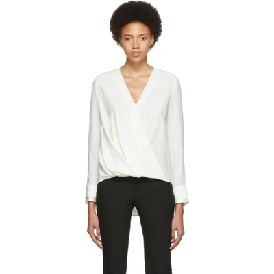 Shop Rag & Bone Rag And Bone White Victor Blouse In 100 Wht