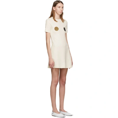 Shop Rudi Gernreich Off-white Pin Dress In Owh Natural