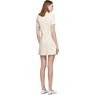 Shop Rudi Gernreich Off-white Pin Dress In Owh Natural