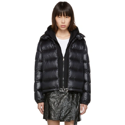 Shop Moncler Black Down Copenhague Jacket In 999 Black