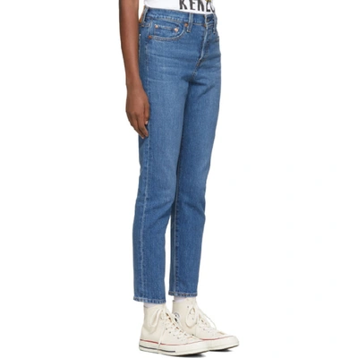 Shop Levi's Blue Wedgie Icon Fit Jeans In Charleston