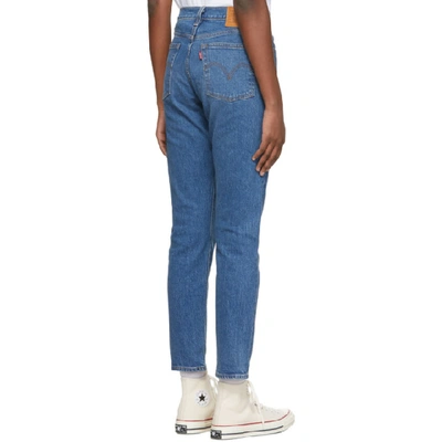 Shop Levi's Blue Wedgie Icon Fit Jeans In Charleston