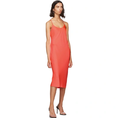 Shop Alexander Wang T Alexanderwang.t Pink Light Wash And Go Light Open Back Dress In 650 Pink