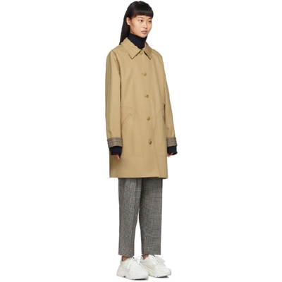 Shop A.p.c. Beige India Coat